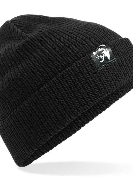 Organic Cotton Beanie Black