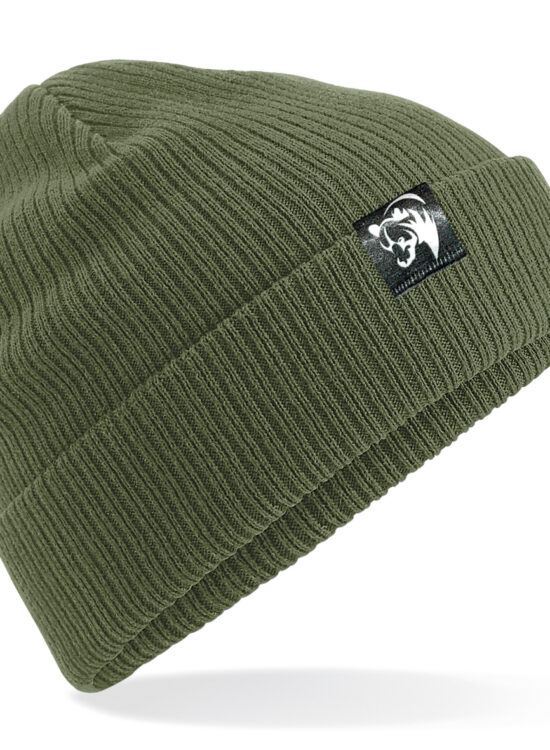 Organic Cotton Beanie Olive