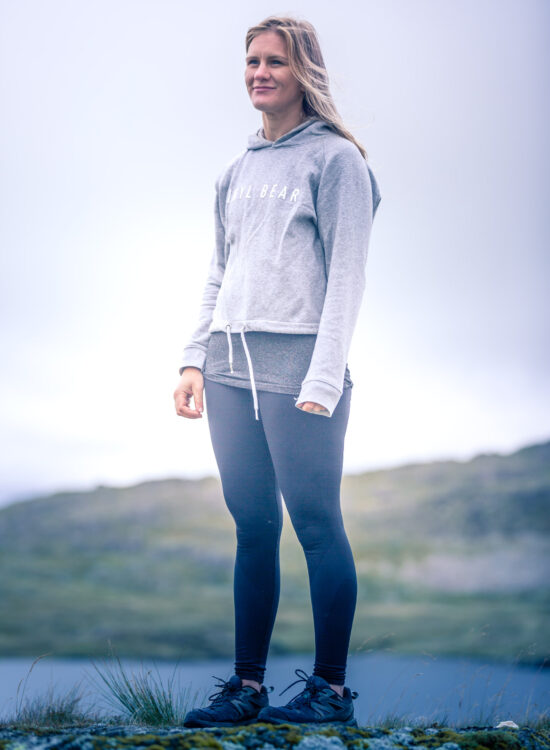 Vinyl Bear Bower Cropped Hoodie