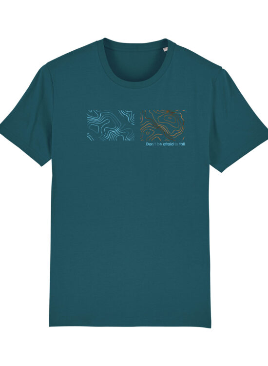 Don't Be Afraid To Fall Mens Tee - Stargazer, XX Large 46/47"