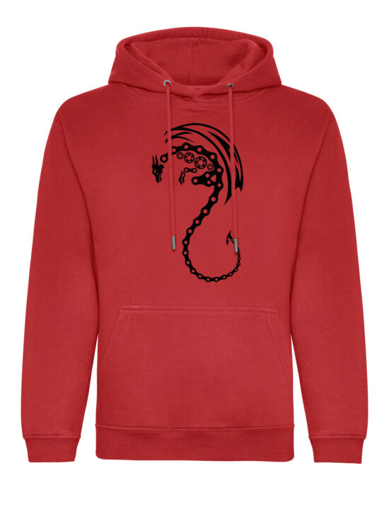 Dragon Hoodie - Fire Red