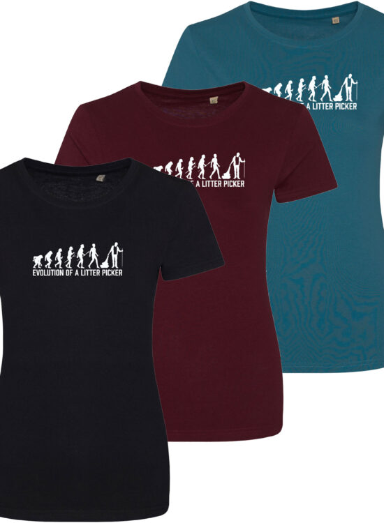 Evolution of a Litter Picker Ladies Tee