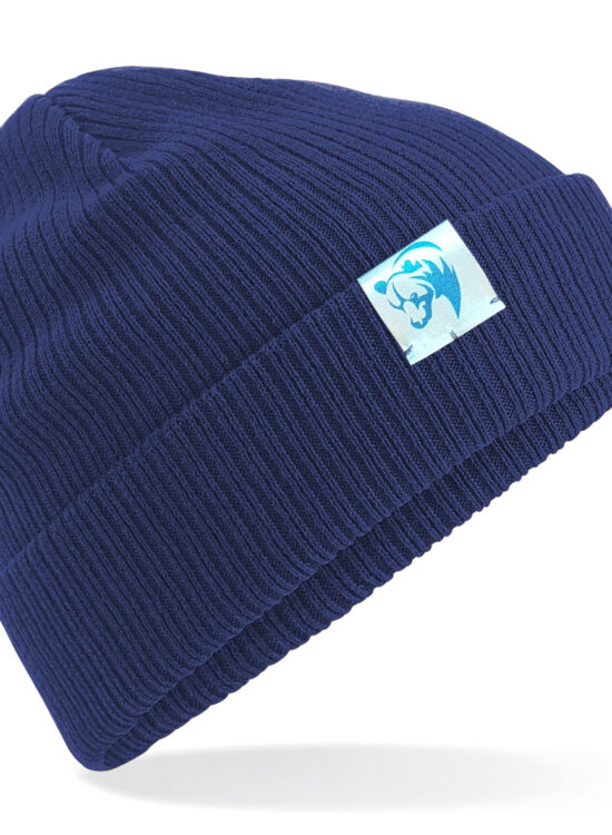 Organic Cotton Beanie Navy