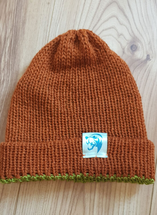 VB Wool Beanie - Burnt Orange