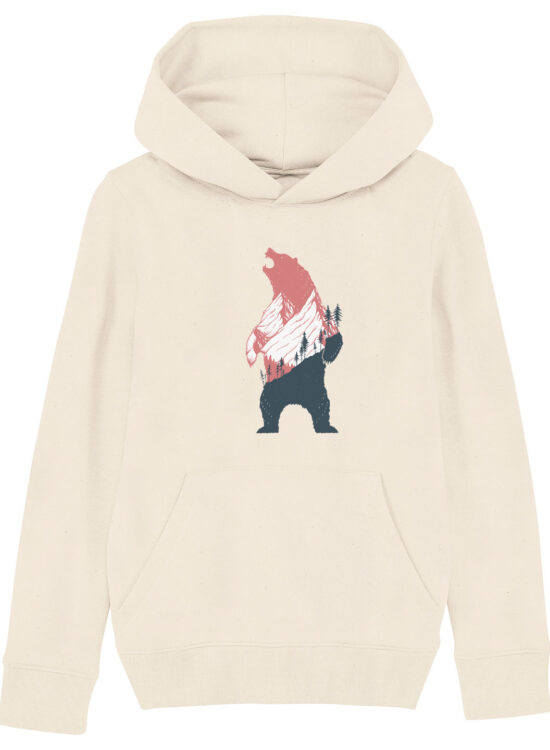 Outdoors Bear Hoodie Kids