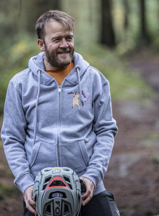 MTB Bear Zipped Hoodie