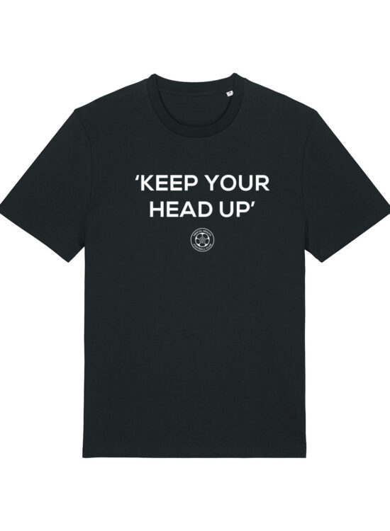 Keep Your Heads Up - Mental Health Football Club Tee