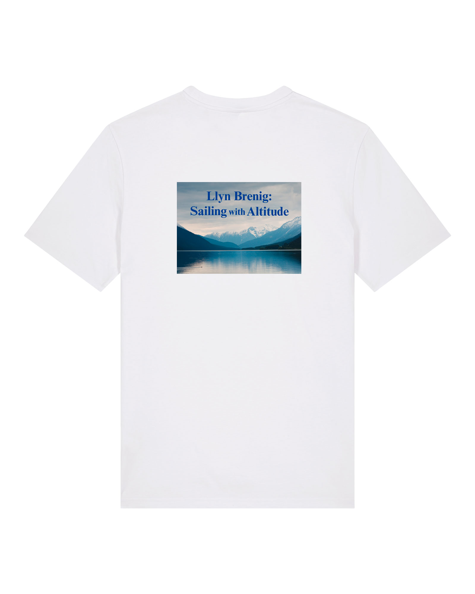 Llyn Brenig Sailing Club Tee Shirt with small logo - Image 2
