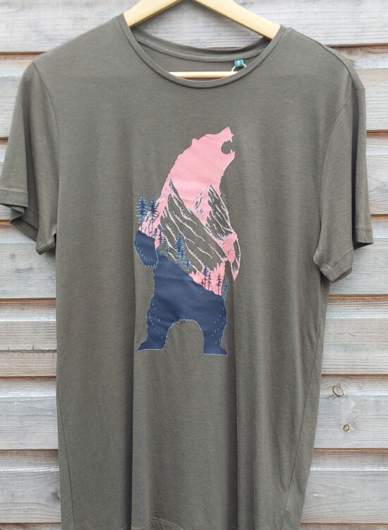 Outdoors Bear Daintree EcoViscose tee Fern Green Small