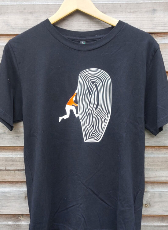 Bees Boulder Black Cotton Tee Small
