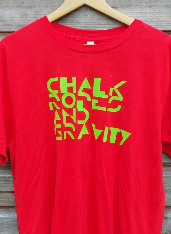Chalk, Ropes, Gravity Tee, Red, Medium